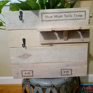 Wall Art-How Mom Tells Time